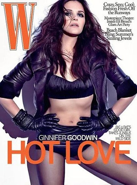 Ngôi sao Once Upon A Time star Ginnifer Goodwin "thử sức" mốt không quần trên trang bìa tạp chí W